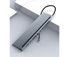 Šakotuvas „Bounn 12in1“ USB-C stotis / replikatorius (JL-CZ12)