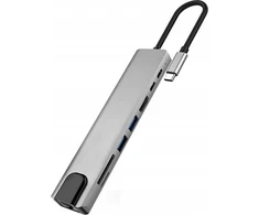 Šakotuvas „Bounn 8in1“ USB-C stotis / replikatorius (JL-CX08)