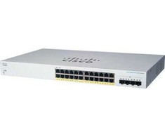 Šakotuvas Cisco Cisco switch CBS220-24FP-4X, 24xGbE RJ45, 4x10GbE SFP+, PoE+, 382W - REFRESH