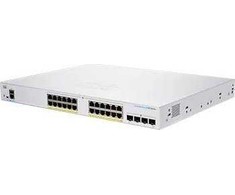 Šakotuvas Cisco Cisco switch CBS250-24FP-4G, 24xGbE RJ45, 4xSFP, PoE+, 370W - REFRESH