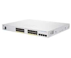 Šakotuvas Cisco jungiklis CBS250-24FP-4X, 24xGbE RJ45, 4x10GbE SFP+, PoE+, 370W - REFRESH