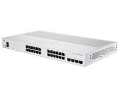 Šakotuvas Cisco jungiklis CBS250-24T-4X, 24xGbE RJ45, 4x10GbE SFP+, be ventiliatoriaus - REFRESH