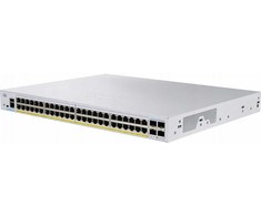 Šakotuvas Cisco Cisco switch CBS350-48FP-4G, 48xGbE RJ45, 4xSFP, PoE+, 740W - REFRESH (Atnaujinta)