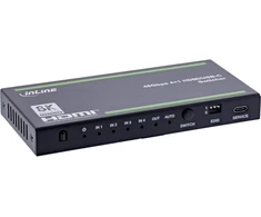 Šakotuvas „Club 3D Inline HDMI“ jungiklis – 4 padėčių – 48 Gb/s – 8K esant 60 Hz dažniui – su USB-C