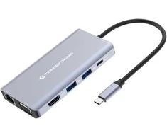 CONCEPTRONIC 10-1 dokas USB-C->HDMI, 2xUSB-A, GbE, + 25 cm gr