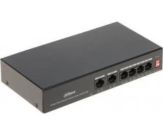 Šakotuvas SWITCH POE PFS3006-4ET-36 4 PRIEVADŲ DAHUA