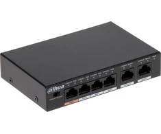 Šakotuvas SWITCH POE PFS3006-4ET-60-V2 4 PRIEVADŲ DAHUA