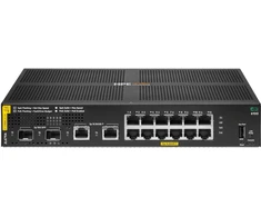 Šakotuvas „Hewlett Packard“ (HP) komutatorius HPE 6100 12G Class4 PoE 2G/2SFP+ 139W (JL679A)