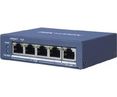 Šakotuvas SWITCH POE DS-3E0505HP-E 4 PRIEVADŲ Hikvision