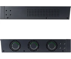 Šakotuvas Įmontuojamas komutatorius „InLine PoE+“ gigabito tinklo komutatorius, 24 prievadų, 1 GBit/s, 2x SFP, 48,26 cm (19 colių), montuojamas, metalinis, su ekranu, 420 W