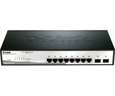 Šakotuvas D-Link | 10 prievadų gigabitų išmanusis valdomas jungiklis | DGS-1210-10 | Tvarkoma L2+ | Montuojamas ant stovo