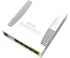 Šakotuvas Jungiklis MikroTik RouterBoard RB260GSP (CSS106-1G-4P-1S)