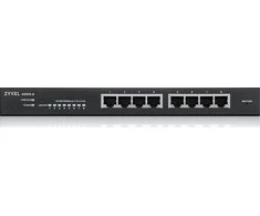 Šakotuvas ZYXEL GS1915-8, 8-PORT GBE SMART SWITCH, HYBRID MODE, STANDALONE OR NEBULAFLEX CLOUD, DESKTOP, FANLESS (5Y WARRANTY)
