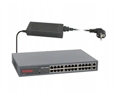 Šakotuvas Komutatorius Pulsar USF2624P Ultralink FastEthernet komutatorius 24x PoE+, 2xRJ45