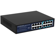 Šakotuvas Switch Lanview LVN-1U-16PORT Gigabit (LVN-1U-16PORT-1G)