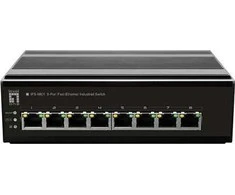 Šakotuvas Level One Carruzzo LevelOne IFS-0801 tinklo komutatorius Ne-valdomas Fast Ethernet (10/100) Juoda