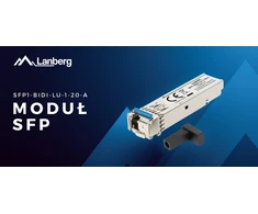 Šakotuvas Lanberg SFP modulis Šviesolaidinis SFP BIDI iki 20KM 1GB/S 1310NM/1550NM gigabit LC/UPC A (SFP1-BIDI-LU-1-20-A)