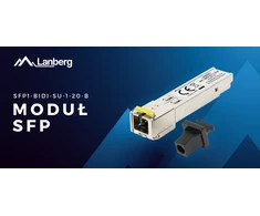 Šakotuvas Lanberg Modulis światłowodowy sfp bidi do 20km 1gb/s 1550nm/1310nm gigabit sc/upc b