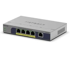 Šakotuvas Netgear 5-PORT 1GB UNMANAGED POE SWITCH - (GS105P)