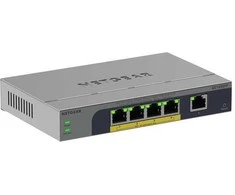 Šakotuvas Netgear 5-PORT POE+ 1G PLUS SWITCH - POE BUDGET 120 W FANLESS