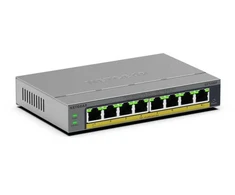Šakotuvas Komutatorius - „Netgear GS108EP“ 8 prievadų „PoE+“ komutatorius su VLAN valdymu