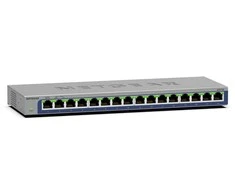Šakotuvas Tinklo Įranga - Netgear GS116-300EUS 16-Port Gigabit Ethernet Switch