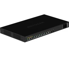 Šakotuvas NETGEAR 12 prievadų AV linija M4250-10G2XF-PoE++ 8x1G Utra90 PoE++ 802.3bt 720W 2x1G 2xSFP+ valdomas jungiklis