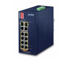Šakotuvas Planet IFGS-1022HPT indukcinis jungiklis 8x 100Mb PoE +2 Giga/SFP