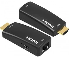 PREMIUMCORD HDMI FULL HD 1080p ilgintuvas iki 50 m per vieną Cat5e/6 laidą