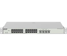 Šakotuvas Reyee Ruijie Reyee RG-NBS5200-24GT4XS-P-V2 komutatorius | Valdomas komutatorius, 28 prievadai, 24xGE, 24xPoE, 370W, 4xSFP+, Rack, L2+, Cloud