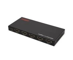 Šakotuvas Roline HDMI perjungiklis, 4x1, 4K 60 Hz, su nuotolinio valdymo pulteliu