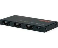 Šakotuvas Roline ROLINE HDMI vaizdo skirstytuvas, itin plonas, 2 krypčių