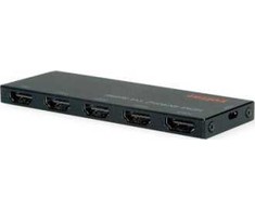 Šakotuvas Roline ROLINE HDMI vaizdo skirstytuvas, itin plonas, 4 krypčių