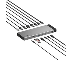 Šakotuvas Stacja/replikator Belkin Connect Thunderbolt 140W 5 Dock.Stat. 14-in-1 (INC031KQSGY)