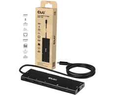 Stacja/replikator Club 3D CLUB3D doko stotelė przewodowa USB 3.2 Gen 1 (3.1 Gen 1) Type-C juoda (CSV-2556)