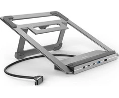 Hama USB-C prijungimo stotelė Connect 2 biuro stovas, nešiojamasis kompiuteris, 12 prievadų
