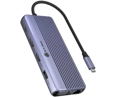 „Raidsonic Icy Box“ kelioninis dokas 12 viename, 3 vaizdo išvestys (2 HDMI + 1 VGA) | IB-DK4062-CPD