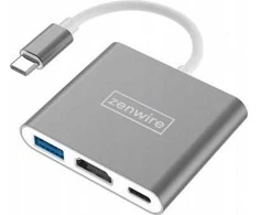 Šakotuvas Zenwire USB-C dokas / replikatorius (5CFB-4386C)