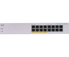 Šakotuvas Cisco Port „BUSINESS 110“ SERIJOS NEVALDOMAS – KOMUTATORIUS, 16 PRIEVADŲ GE, DALINIS POE