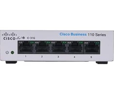 Šakotuvas Cisco CBS110 nevaldomas 5 prievadų GE, stalinis kompiuteris, išorinis PS