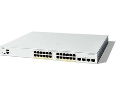 Šakotuvas Jungiklis Cisco C1200-24FP-4X-RF Tinklo jungtys Valdomas L2/L3 Gigabit Ethernet (10/100/1000) Baltas