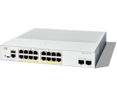 Šakotuvas Switch Cisco Catalyst C1200-16P-2G-RF łącza jungiama į tinklą Zarządzany L2 Gigabit Ethernet (10/100/1000) Obsługa PoE Baltas