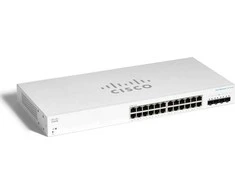 Šakotuvas CISCO Catalyst 1200 24 prievadų GE PoE 4x1G