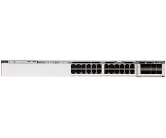 Šakotuvas Cisco komutatorius - Komutatorius - L3 - valdomas - 24 x 10/100/1000 (PoE) - Stalviršio, montuojamas serverinėje spintoje - PoE (720 W) (C9350-24P)