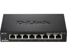 Šakotuvas D-LINK 8-Port Layer2 Gigabit šviesos jungiklis be IGMP