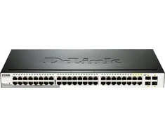 Šakotuvas D-LINK 48-Port Layer2 Smart Managed Gigabit Switch dlink žalias 3.0 44x 10/100/1000Mbit/s TP RJ-45 Port4x Combo 10/100/1000Mbit/s