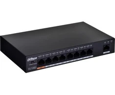 Šakotuvas SWITCH POE PFS3009-8ET1GT-96-V2 8 PRIEVADŲ DAHUA