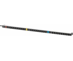 Jungiklis Digitus Digitus Basic PDU sprendimas IT, 3 fazių įrenginys 16 A, 24 x C13, 3 x C19, 3 m maitinimo kabelis, IEC 60309 vyriška jungtis 16 A