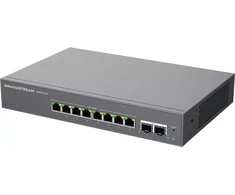 Šakotuvas „Grandstream GWN7721P“ L2 Lite valdymo komutatorius, 8x 2.5GbE RJ45, 2x 10G SFP+, PoE/PoE+