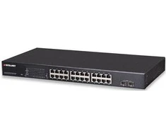 Šakotuvas Intellinet Gigabit Switch PoE+ 5x RJ45 60W stalinis metalinis dėklas